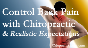 Aaron Chiropractic Clinic helps patients set realistic goals and find some control of their back pain and neck pain so it doesn’t necessarily control them. 