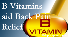 Aaron Chiropractic Clinic may include B vitamins in the Fort Wayne chiropractic treatment plan of back pain sufferers. 