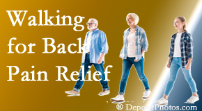 Aaron Chiropractic Clinic often recommends walking for Fort Wayne back pain sufferers.