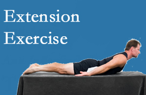Aaron Chiropractic Clinic recommends extensor strengthening exercises when back pain patients are ready for them.