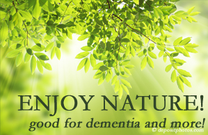 Aaron Chiropractic Clinic encourages our chiropractic patients to enjoy some time in nature! Interacting with nature is good for young and old alike, inspires independence, pleasure, and for dementia sufferers quite possibly even memory-triggering.