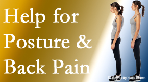 Poor posture and back pain are linked and find help and relief at Aaron Chiropractic Clinic.