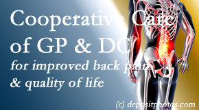 Aaron Chiropractic Clinic coordinates care of chronic low back pain with any local healthcare providers to assist our patients!