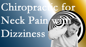 Aaron Chiropractic Clinic explains the connection between neck pain and dizziness and how chiropractic care can help. 