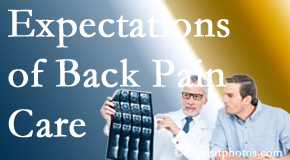 The pain relief expectations of Fort Wayne back pain patients influence their satisfaction with chiropractic care. What is realistic?