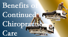 Aaron Chiropractic Clinic offers continued chiropractic care (aka maintenance care) as it is research-documented as effective.