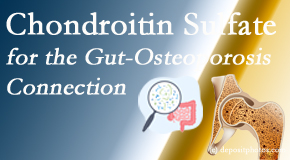 Aaron Chiropractic Clinic presents new research linking microbiota in the gut to chondroitin sulfate and bone health and osteoporosis. 