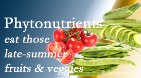 Aaron Chiropractic Clinic presents research on the benefits of phytonutrient-filled fruits and vegetables. 