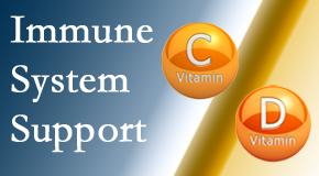 Aaron Chiropractic Clinic presents details about the benefits of vitamins C and D for the immune system to fight infection. 