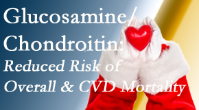 Aaron Chiropractic Clinic shares new research supporting the habitual use of chondroitin and glucosamine which is shown to reduce overall and cardiovascular disease mortality.