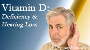 Aaron Chiropractic Clinic presents new research about low vitamin D levels and hearing loss. 