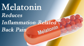 Aaron Chiropractic Clinic presents new findings that melatonin interrupts the inflammatory process in disc degeneration that causes back pain.