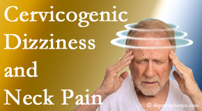 Aaron Chiropractic Clinic recognizes that there may be a link between neck pain and dizziness and offers potentially relieving care.