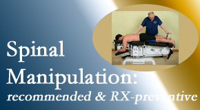 Aaron Chiropractic Clinic provides recommended spinal manipulation which may help reduce the need for benzodiazepines.