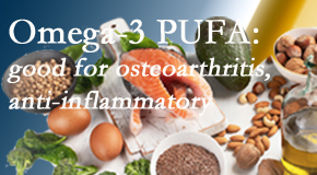 Aaron Chiropractic Clinic treats pain – back pain, neck pain, extremity pain – often linked to the degenerative processes associated with osteoarthritis for which fatty oils – omega 3 PUFAs – help. 