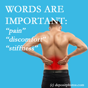Your Fort Wayne chiropractor listens to every word used to describe the back pain experience to develop the proper, relieving treatment plan.