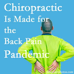 Fort Wayne chiropractic care at Aaron Chiropractic Clinic is well-equipped for the pandemic of low back pain. 