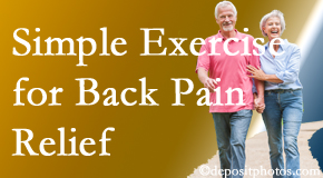 Aaron Chiropractic Clinic encourages simple exercise as part of the Fort Wayne chiropractic back pain relief plan.