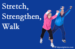 image of Fort Wayne spinal stenosis exercise and walking