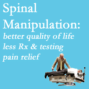 The Fort Wayne chiropractic care offers spinal manipulation which research is describing as beneficial for pain relief, better quality of life, and decreased risk of prescription medication use and excess testing.