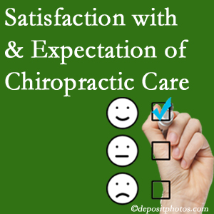 Fort Wayne chiropractic care provides patient satisfaction and meets patient expectations of pain relief.