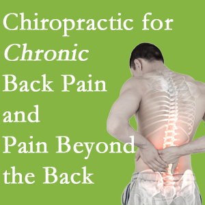 Fort Wayne chiropractic care helps control chronic back pain that causes pain beyond the back and into life that keeps sufferers from enjoying their lives.