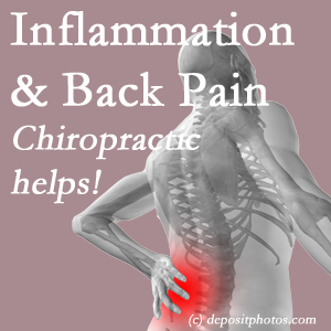 The Fort Wayne chiropractic care offers back pain-relieving treatment that is shown to reduce related inflammation as well.