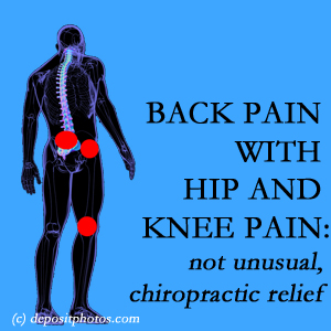 Fort Wayne back pain, hip and knee osteoarthritis often appear together, and Aaron Chiropractic Clinic can help. 