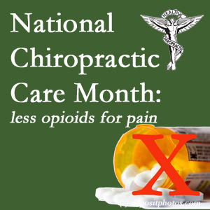 Fort Wayne chiropractic care is being celebrated in this National Chiropractic Health Month. Aaron Chiropractic Clinic describes how its non-drug approach benefits spine pain, back pain, neck pain, and related pain management and even decreases use/need for opioids. 